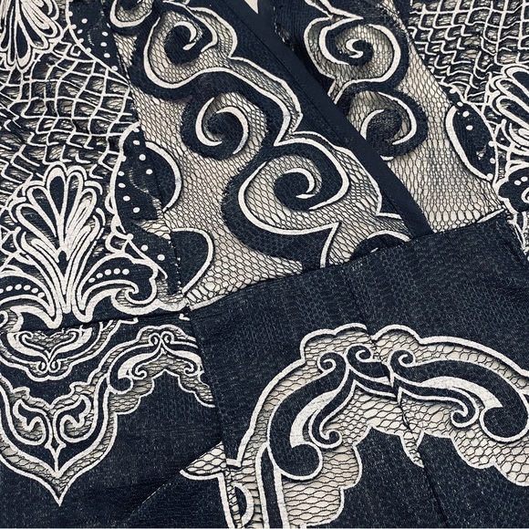 DEBBIE & DABBIE By Angel Biba Romper Size 6 (XS/S)  Black Lace - Picture 10 of 13